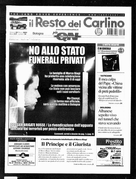 Il Resto del Carlino : giornale dell'Emilia